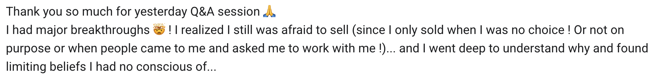 Q&A breakthrough review